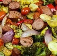 One Pan Sausage & Veggies