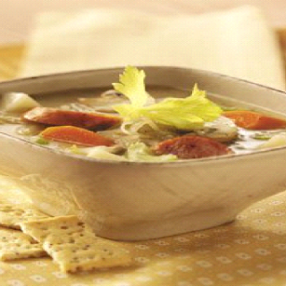 Sauerkraut & Sausage Soup