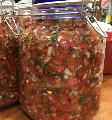 Home Made Fermented Salsa